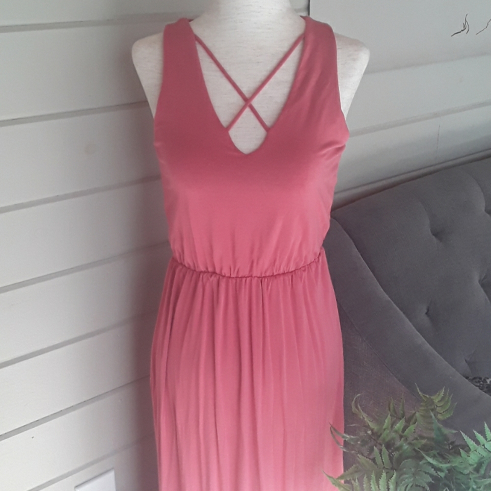 Lush Maxi Dress XS Pink - Picture 2 of 7